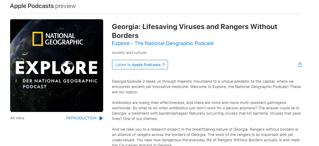 Georgia: Lifesaving Viruses and Rangers Without Borders